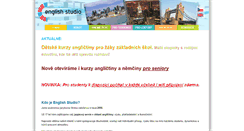 Desktop Screenshot of englishstudio.cz