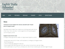 Tablet Screenshot of englishstudio.ch